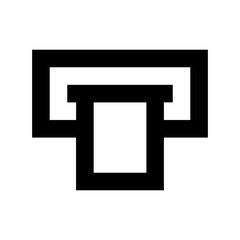 Atm Withdrawal Flat Vector Icon