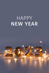 Garland. Christmas lights. Christmas, winter, new year concept. Merry Christmas and Happy New Year....