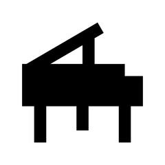 Piano Flat Vector Icon