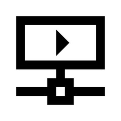 Music Share Flat Vector Icon