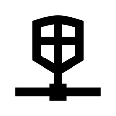 Fototapeta premium Secure Network Flat Vector Icon