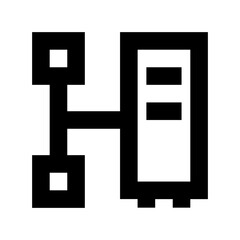 Network Sharing Flat Vector Icon