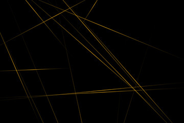 Abstract black with gold lines, triangles background modern design. Vector illustration EPS 10.