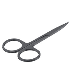 3d rendering illustration of nail scissors