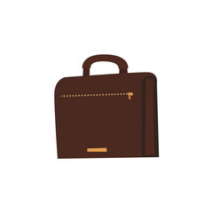 vector illustration of flat briefcase and suitcase icon.