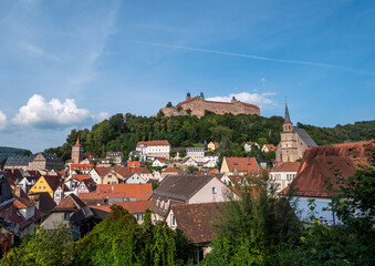 Fototapeta na wymiar City panorama of Kulmbach in Bavaria