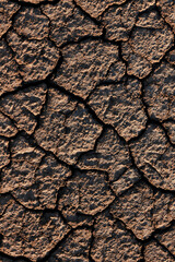 Desert. View of a beautiful cracks in the ground. texture, deep crack. Effects of heat and drought. effects of global warming. cracked desert landscape