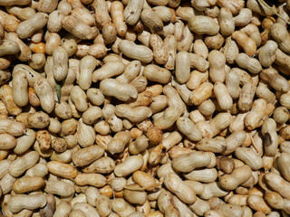 Peanuts, small seeds, many mixed