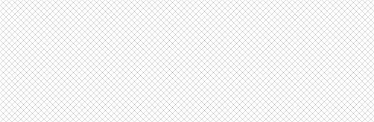Fototapeta premium Net texture pattern on white background. Net texture pattern for backdrop and wallpaper. Realistic net pattern with black squares. Geometric background, vector illustration