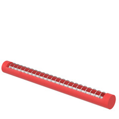 3d rendering illustration of a neon ceiling light