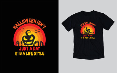 Halloween t-shirt Design. Pumpkins in the patch. creative Halloween t shirt Design. Pumpkin shirt Vector, Happy Halloween T-shirt template