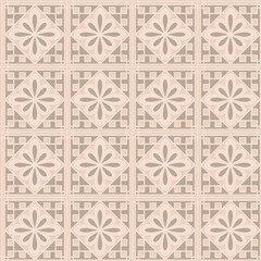 Gray beige carved arabic style seamless pattern, oriental motif art background, elegant pattern for design