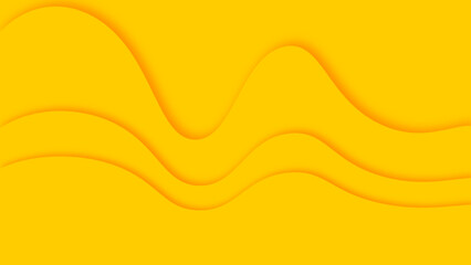 Abstract yellow background in cut paper style