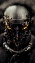 Artificial intelligence. Robots. Futuristic interpretation. Future 2025. Illustration.
