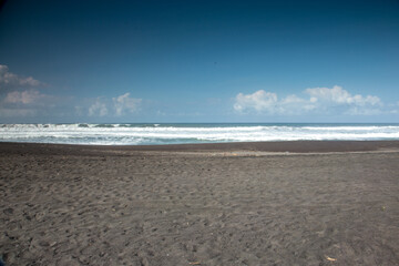 The view of Samas beach