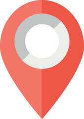location icon vector in white background