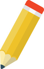 pencil icon vector in white background
