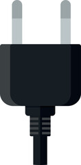 plug icon vector in white background