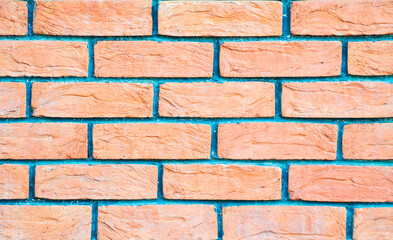 colorful Brick house and interior is the most beautiful background