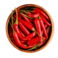 Zelfklevend Fotobehang red hot chili peppers png © Sviatlana Zhornava