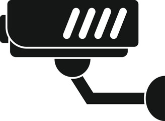 Security camera icon simple vector. Data privacy. Personal safe