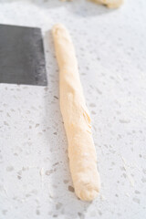 Homemade naan dippers