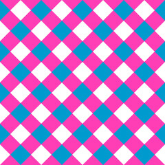 pink and blue plaid