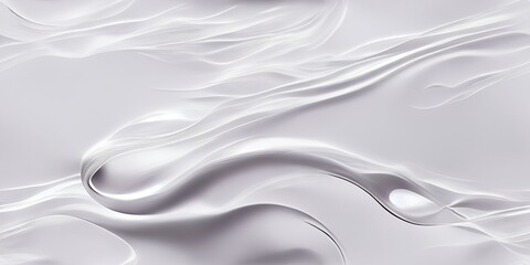 Obraz premium flow of a white flowing liquid, a shameless creamy texture 