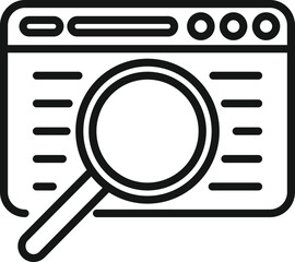 Web safety icon outline vector. Data privacy. Safe personal