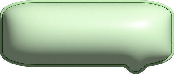 cute 3D speech bubble box decoration