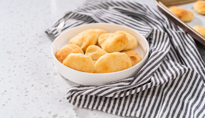 Homemade naan dippers