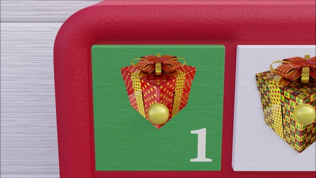 Adventskalender T&uuml;rchen Nr. 1