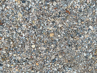 gray pebble beach background outside