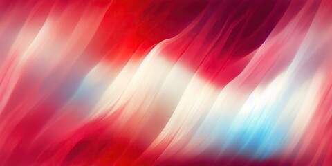 soft liquid flow of red and white wavy shapes, seamless texture with blurring effect