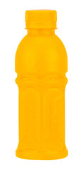 bottle of orange juice isolated and save as to PNG file