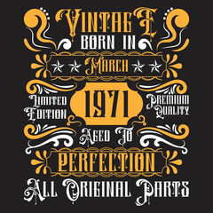 Vintage Birthday  t shirt design with Birthday elements or Hand drawn Birthday typography design
