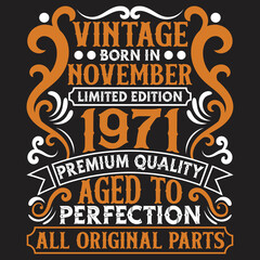 Vintage Birthday  t shirt design with Birthday elements or Hand drawn Birthday typography design
