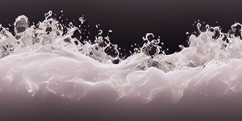 Water texture that is continuously flowing with splashes and drips. seamless