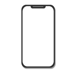 Black and White mobile phones. Smartphones