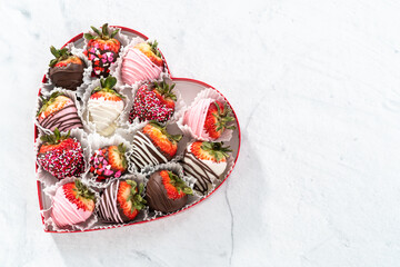 Chocolate dipped strawberries