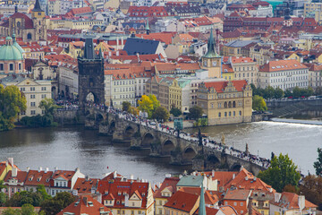 Obraz premium Le Pont Charles à Prague, République Tchèque