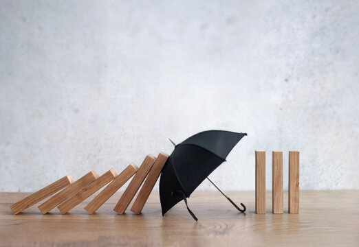 Umbrella insurance concept