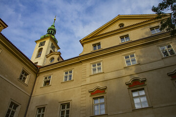 Fototapeta premium Façades de Prague, République Tchèque