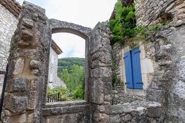 the village of Montclus, in the French department of Gard