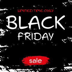 Black Friday wyprzedaż promocja sprzedaż banner oferta okazja czarny piątek  - obrazy, fototapety, plakaty