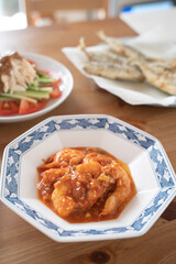 中華　晩ご飯の食べ物の壁紙