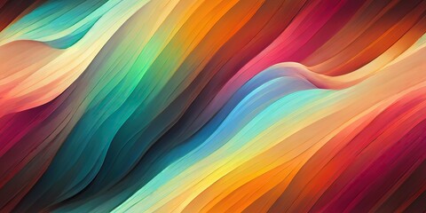 Obraz premium strips of various colors flowing in a gradient, seamless texture