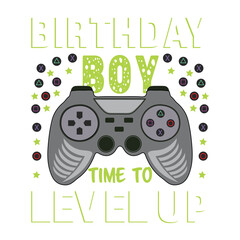 birthday boy time to level up svg, gamer family, Video Game Birthday svg, video game svg, gaming svg, level unlocked svg, gamer birthday svg