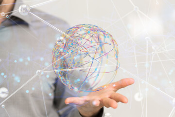 the 3d Global Network Of People.