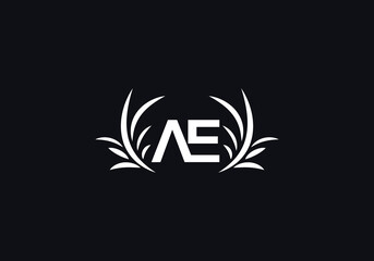 Laurel wreath leaf download logo design vector and bamboo leaf logo letter 